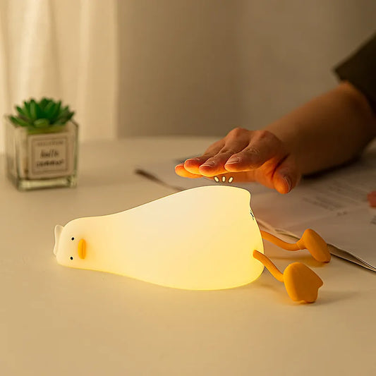 Lying Flat Duck Night Lamp